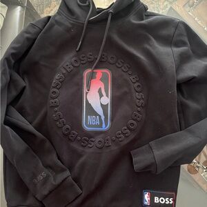 Hugo Boss Black Hoodie with NBA Logo